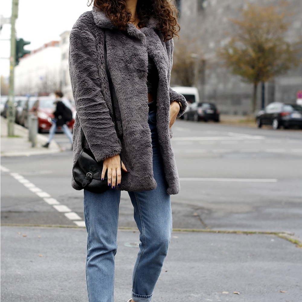 Topshop Gray coat